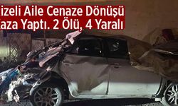 Rizeli Aile Cenaze Dönüşü Kaza Yaptı. 2 Ölü, 4 Yaralı