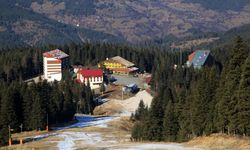 Ilgaz Dağı'ndaki kayak merkezi karsız ve sessiz kaldı