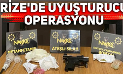 Rize'de uyuşturucu operasyonu