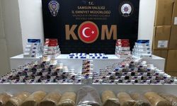 Samsun'da 52 bin 880 makaron ile 70 kilogram tütün ele geçirildi
