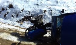 Artvin'de tarım aracının devrilmesi sonucu yaralanan kişi ambulans helikopterle Erzurum'a götürüldü