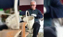 Fındık çubuğundan yaptığı sepet ve ürünler yoğun ilgi görüyor