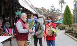 Havza'da çiçekçilerde 14 Şubat Sevgililer Günü yoğunluğu