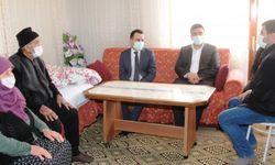 Kaymakam Çelik’ten şehit ailesine ziyaret