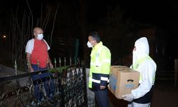 Ordu'da karantinadaki iki mahallenin sakinlerine gıda ve hijyen desteği