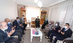 Sinop Valisi Karaömeroğlu, şehit ailesine ziyaret etti