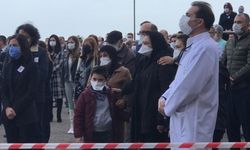 Zonguldak'ta Kovid-19'dan ölen ilk sağlık çalışanı son yolculuğuna uğurlandı