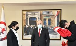 18 Mart'ta Çanakkale'de göndere çekilecek ay yıldızlı bayrak Samsun'a ulaştı
