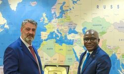 Gabon Büyükelçisi Avouma, Karabük Üniversitesi Rektörü Polat'ı ziyaret etti