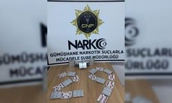 Gümüşhane'de uyuşturucu operasyonunda 4 şüpheli yakalandı