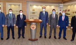 Halkbank Yönetim Kurulu Başkanı Özdil, TTSO Başkanı Hacısalihoğlu'nu ziyaret etti