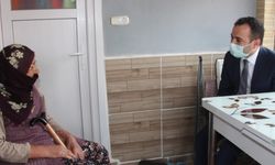 Kaymakam Çelik şehit ailesini ziyaret etti