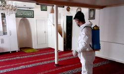 Niksar'da camiler dezenfekte edildi