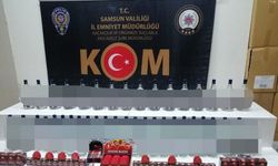 Samsun'da iş yerinde etil alkol ele geçirilen şüpheli yakalandı