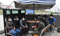 Samsun'da yurda yasa dışı yollarla giren 9 Afganistanlı 2 ticari takside yakalandı