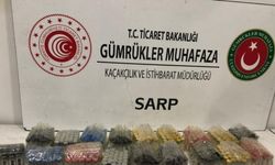 Sarp Sınır Kapısı'nda gümrük kaçağı 498 kutu ilaç ele geçirildi