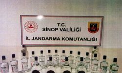 Sinop'ta 24 litre etil alkol ele geçirildi