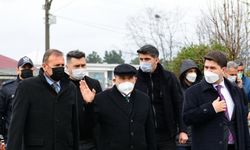 Trabzon Valisi Ustaoğlu, fabrikalarda Kovid-19 denetimi yaptı