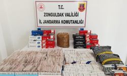 Zonguldak'ta kaçak 16 bin 540 makaron ve 5 kilogram bandrolsüz tütün ele geçirildi