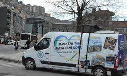 Zonguldak'ta Kovid-19 salgınıyla mücadelede vatandaşlar mobil anons araçlarıyla uyarılıyor