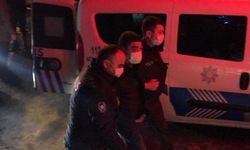 Zonguldak'ta polisten kaçmaya çalışan 3 kişinin içinde bulunduğu otomobil kanala düştü