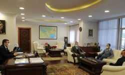 AA Sakarya Bölge Müdürü Velioğlu'ndan Düzce Valisi Atay'a ziyaret