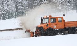 Kastamonu'da kar yağışı etkili oldu