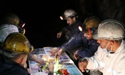 Kömür kentinin maden işçileri ilk sahurlarını yerin metrelerce altında yaptı