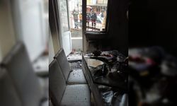 Samsun'da evinde yangın çıkaran genç polis merkezine götürüldü