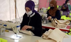 Tokat'ta üretilen hediyelik bez torbalar Avrupa ülkelerinden talep görüyor