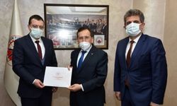 Trabzon Sağlık Müdürlüğünden TTSO'ya teşekkür belgesi