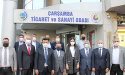 AK Parti Genel Başkan Yardımcısı Çiğdem Karaaslan'dan Çarşamba TSO'ya ziyaret