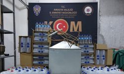 Amasya'daki sahte içki operasyonunda 7 gözaltı