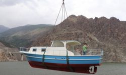 Artvin Barajı gölünde tekne turları için hazırlık sürüyor
