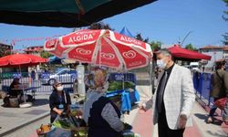 Bartın Belediye Başkanı Akın, pazarcıların bayramını kutladı