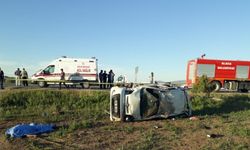 Çorum'daki trafik kazasında araçtan fırlayan sürücü öldü