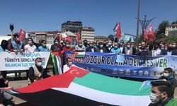 Giresun'da, İsrail'in Mescid-i Aksa'ya yönelik saldırıları protesto edildi