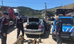Karabük'te çaldıkları malzemeleri araziye saklayan şüpheliler yakalandı