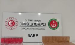 Sarp Sınır Kapısı'nda gümrük kaçağı botoks malzemesi ile saat ele geçirildi