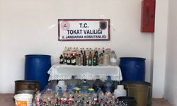 Tokat'ta 564 litre sahte içki ele geçirildi, bir kişi gözaltına alındı