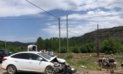 Tokat'ta iki otomobil çarpıştı: 1 ölü, 3 yaralı