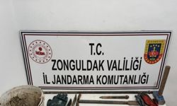 Zonguldak'ta izinsiz kazı yapan 4 kişi yakalandı