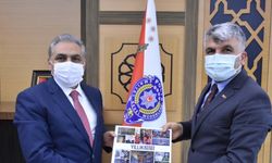 AA Samsun Bölge Müdürü Sansar'dan Vali Dağlı ve Emniyet Müdürü Urhal'a ziyaret