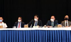 Amasya Valisi Masatlı, Merzifon'da muhtarlarla bir araya geldi