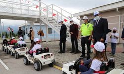 Bolu'da çocuklara eğitim parkında "trafik bilinci" kazandırılıyor