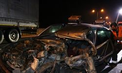Bolu'da otomobille kamyonetin çarpışması sonucu 2 kişi yaralandı
