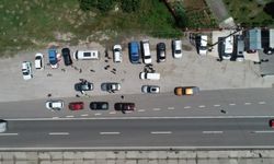 Düzce'de drone destekli "Huzurlu Sokaklar ve Narkotik Suçları Uygulaması" yapıldı