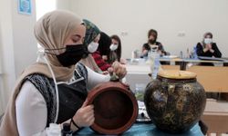 Eski eşyalar Bayburtlu kadınların elinde hatıralarını yaşatıyor