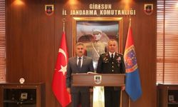 Giresun Emniyet Müdürü Aktaş, İl Jandarma Komutanlığını ziyaret etti