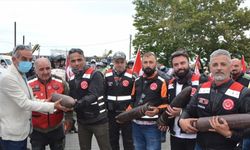 İnebolu'dan Ankara'ya "İstiklal Sürüşü"nün ilk etabı tamamlandı